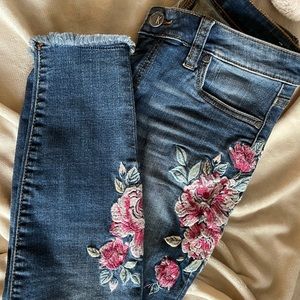 KUT Flower power skinny jeans